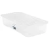 B&M Jumbo Underbed Storage Box With Lid 42L - Clear