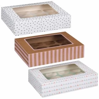 Betty Winters Large Cupcake Boxes 2pk 1 Betty Winters Large Cupcake Boxes 2pk