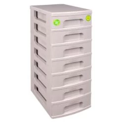 Really Useful Storage Tower 7 X 7L - Grey 5 Really Useful Storage Tower 7 X 7L - Grey -Home Style Shop 324438 really usefil 7x7 drawers gove grey