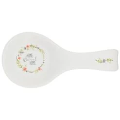 B&M Ceramic Spoon Rest -Home Style Shop 337110 ceramic spoon rest home sweet home