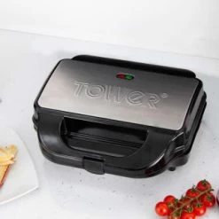 Tower 3-in-1 Deep Fill Snack Maker - Silver -Home Style Shop 346395 3in1 deep fill snack maker