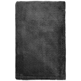 Simply Everyday Waffle Throw - Charcoal 2 Simply Everyday Waffle Throw - Charcoal - Image 2