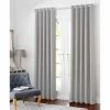 B&M Colorado Hopsack Fully Lined Eyelet Curtains 46 X 54" - Silver