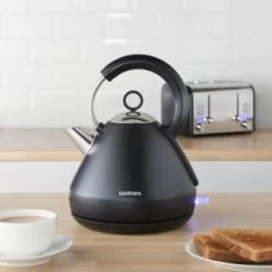 Goodmans Pyramid Kettle 1.5L - Matt Black -Home Style Shop 354912 goodmans pyramid kettle black