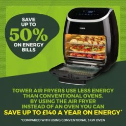 Tower 5-in-1 Air Fryer Oven 11L -Home Style Shop 357961 tower 5 in 1 air fryer oven 11l 15