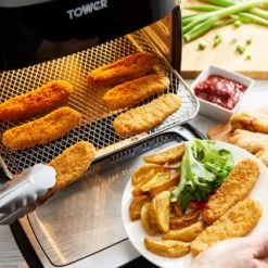 Tower 5-in-1 Air Fryer Oven 11L -Home Style Shop 357961 tower 5 in 1 air fryer oven 11l 8