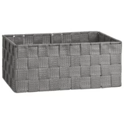B&M Woven Storage Baskets 3pk - Silver -Home Style Shop 365979 3pk woven baskets silver 2