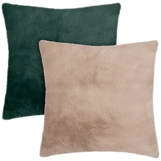 B&M Aspen Faux Fur Cushion - Dark Mink 2 B&M Aspen Faux Fur Cushion - Dark Mink - Image 2