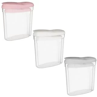 B&M Cereal Storage Container Set 2pk - White 6 B&M Cereal Storage Container Set 2pk - White - Image 6