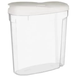 B&M Cereal Storage Container Set 2pk - White 9 B&M Cereal Storage Container Set 2pk - White -Home Style Shop 368613 cereal storage set 2 pk white 3