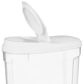 B&M Cereal Storage Container Set 2pk - White 5 B&M Cereal Storage Container Set 2pk - White - Image 5