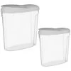 B&M Cereal Storage Container Set 2pk - Grey