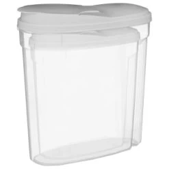 B&M Cereal Storage Container Set 2pk - Grey -Home Style Shop 368615 cereal storage set 2 pk grey 2