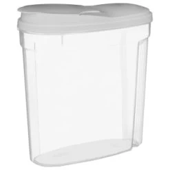 B&M Cereal Storage Container Set 2pk - Grey -Home Style Shop 368615 cereal storage set 2 pk grey 3
