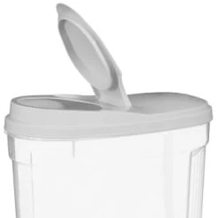 B&M Cereal Storage Container Set 2pk - Grey -Home Style Shop 368615 cereal storage set 2 pk grey 4