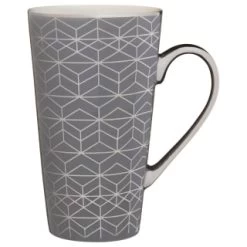 B&M Art Deco Latte Mug - Geo