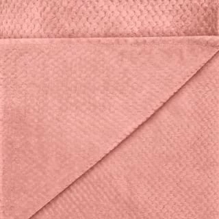 Heritage Collection Waffle Faux Fur Throw - Blush 4 Heritage Collection Waffle Faux Fur Throw - Blush - Image 4