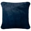 B&M Navy Aspen Faux Fur Cushion