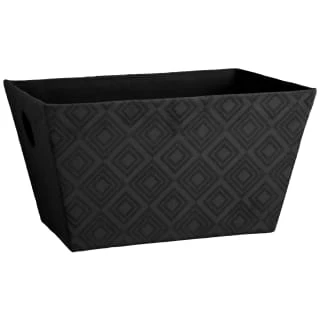 B&M Diamond Storage Basket - Black 1 B&M Diamond Storage Basket - Black