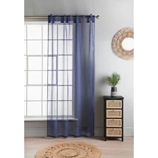 Amber Plain Voile 55 X 90" - Navy 1 Amber Plain Voile 55 X 90" - Navy