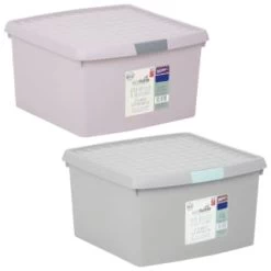 B&M Waffle Clip Box 25.5L - Blush 13 B&M Waffle Clip Box 25.5L - Blush -Home Style Shop 375471 375472 25 5l waffle clip box group 1