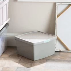 B&M Waffle Clip Box 25.5L - Grey -Home Style Shop 375472 grey 25 5l waffle clip box 4