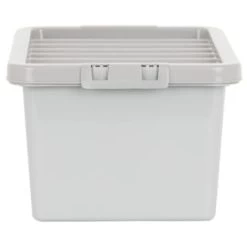 B&M Storage Box With Lid 11L - Graphite 8 B&M Storage Box With Lid 11L - Graphite -Home Style Shop 377031 11l storage box grey