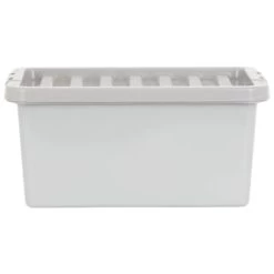B&M Storage Box With Lid 11L - Graphite 7 B&M Storage Box With Lid 11L - Graphite -Home Style Shop 377031 11l storage box grey 4