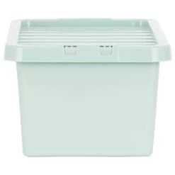 B&M Storage Box With Lid 11L - Sage -Home Style Shop 377036 11l storage box sage 2