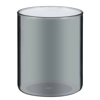 B&M Urban Paradise Small Smokey Glass Jar With Stainless Steel Lid 2 B&M Urban Paradise Small Smokey Glass Jar With Stainless Steel Lid - Image 2