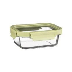 B&M Green Glass Food Container - Small