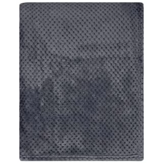 B&M Waffle Throw - Dark Slate 2 B&M Waffle Throw - Dark Slate - Image 2