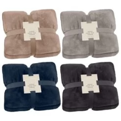 Heritage Collection Aspen Faux Fur Throw - Mink -Home Style Shop 383178 383180 383182 383183 aspen throw group 1