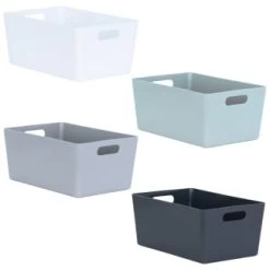 Soho Storage Tub 11 X 25.5 X 17cm - White 5 Soho Storage Tub 11 X 25.5 X 17cm - White -Home Style Shop 384323 soho size e box 11x25 5x17cm group