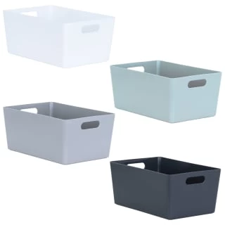 Soho Storage Tub 11 X 25.5 X 17cm - White 3 Soho Storage Tub 11 X 25.5 X 17cm - White - Image 3