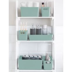 Soho Storage Tub 10 X 10 X 10cm - Sage 5 Soho Storage Tub 10 X 10 X 10cm - Sage -Home Style Shop 384326 384406 384419 soho box sage group1
