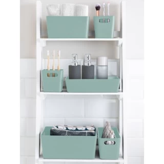 Soho Storage Tub 10 X 10 X 10cm - Sage 3 Soho Storage Tub 10 X 10 X 10cm - Sage - Image 3