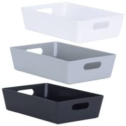 Soho Storage Tray 6 X 25.5 X 17cm - White 5 Soho Storage Tray 6 X 25.5 X 17cm - White -Home Style Shop 384407 soho size d box 6x25 5x17cm group