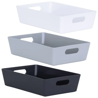 Soho Storage Tray 6 X 25.5 X 17cm - White 3 Soho Storage Tray 6 X 25.5 X 17cm - White - Image 3