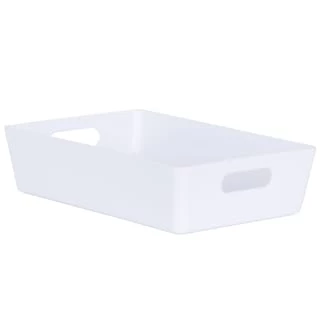 Soho Storage Tray 6 X 25.5 X 17cm - White 1 Soho Storage Tray 6 X 25.5 X 17cm - White