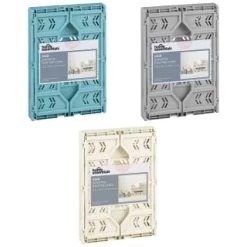 Midi Stacking Fold Flat Crate 30.6 X 20.5 X 12.6cm - Cream -Home Style Shop 384970 384974 384975 home essentials midi stacking fold flat crate main 2 1