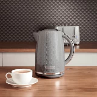 Goodmans Textured Kettle - Grey 2 Goodmans Textured Kettle - Grey - Image 2