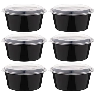 B&M Stackable Meal Prep Bowls 6pk 2 B&M Stackable Meal Prep Bowls 6pk - Image 2