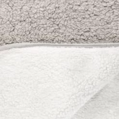 B&M Montana Two Tone Sherpa Throw - Natural -Home Style Shop 388815 montana sherpa throw 4