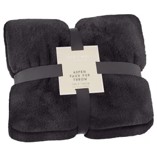 B&M Aspen Throw - Black 1 B&M Aspen Throw - Black