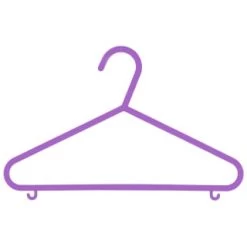 B&M Children's Hangers 10pk - Pastel -Home Style Shop 389289 home organisation co 10pk childrens hangers girl 3