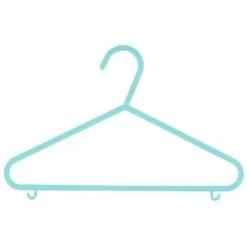 B&M Children's Hangers 10pk - Pastel -Home Style Shop 389289 home organisation co 10pk childrens hangers girl 4