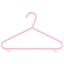 B&M Children's Hangers 10pk - Pastel -Home Style Shop 389289 home organisation co 10pk childrens hangers girl 5