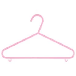 B&M Children's Hangers 10pk - Pastel -Home Style Shop 389289 home organisation co 10pk childrens hangers girl 7