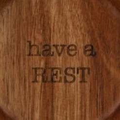 B&M Acacia Spoon Rest -Home Style Shop 390141 acacia spoon rest 3